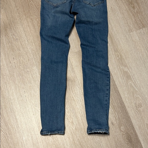 Aeropostale Super High Rise Jegging Distressed Denim Skinny Jeans Sz 2 - Picture 7 of 7